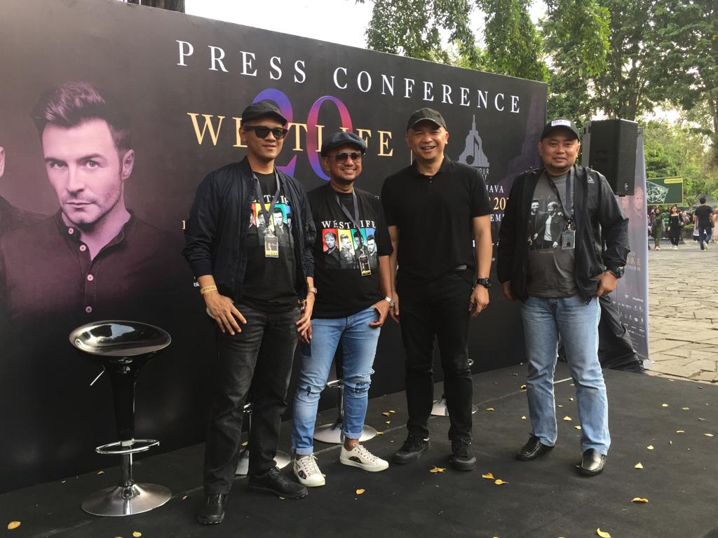 Press Conference Westlife "Borobudur Symphony"